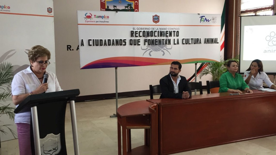 Reconoce Tampico a ciudadanos que fomentan la cultura animal