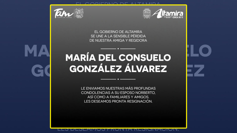 Fallece regidora de Altamira