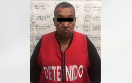 Detienen a hombre de 60 años por el delito de violación equiparada