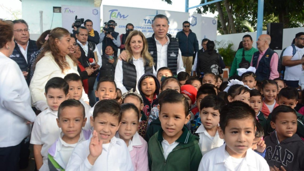 Inaugura Chucho Nader Nueva Techumbre en Jardín de Niños