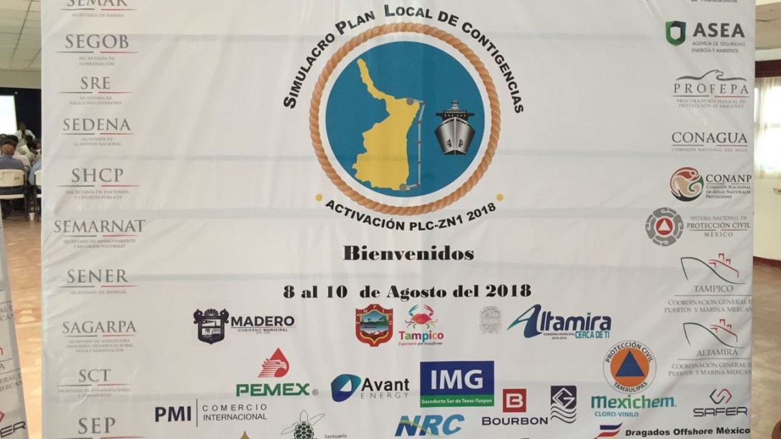 Inauguran los trabajos para el mega simulacro frente a costas tamaulipecas 