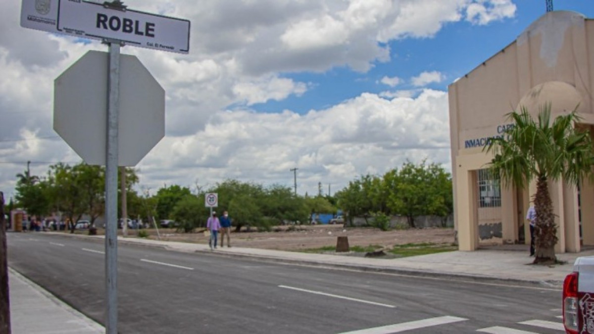 Inaugura Alcalde de Matamoros accesos en colonias, que tenían hasta 35 años sin ser pavimentados