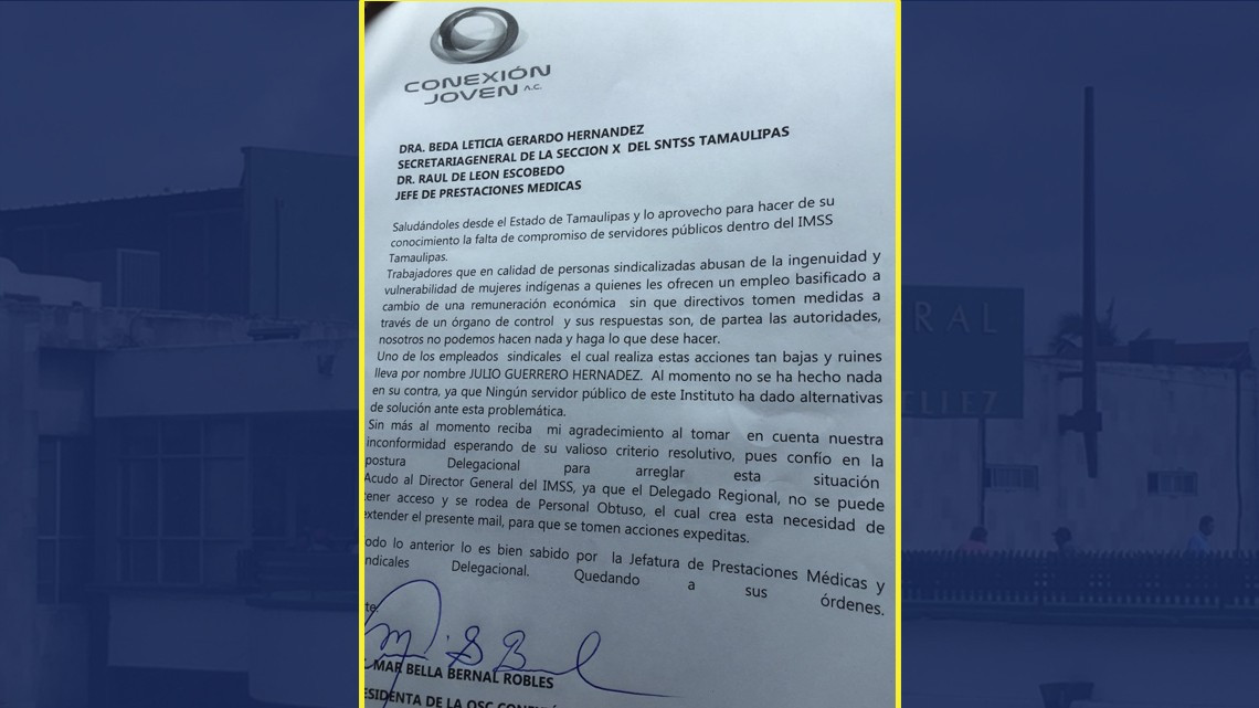 Denuncian enfermeras extorsión de parte del sindicato del IMSS