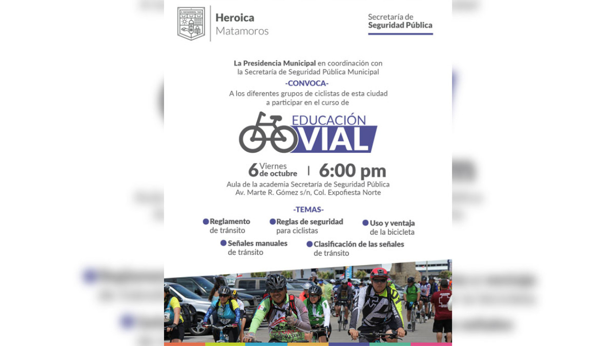 Impartirá Seguridad Pública Municipal “Educación Vial”