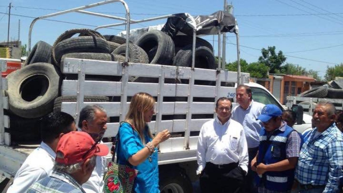 Realizan labores de descacharrización para combatir moscos