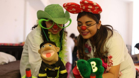 "Doctores de la Risa" visitan Casa Hogar San Antonio