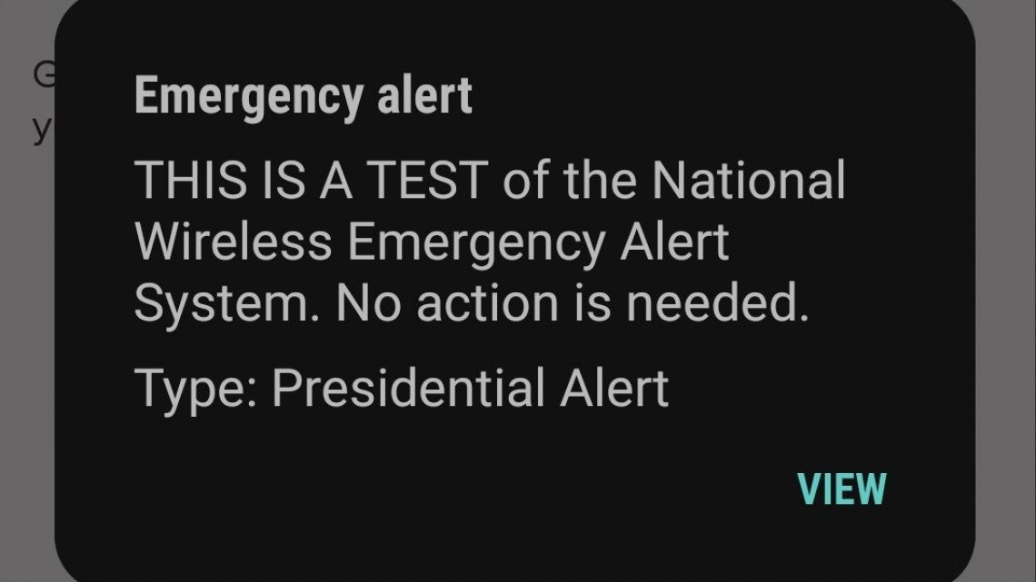 “Alerta Presidencial” es enviada a millones de celulares en EU