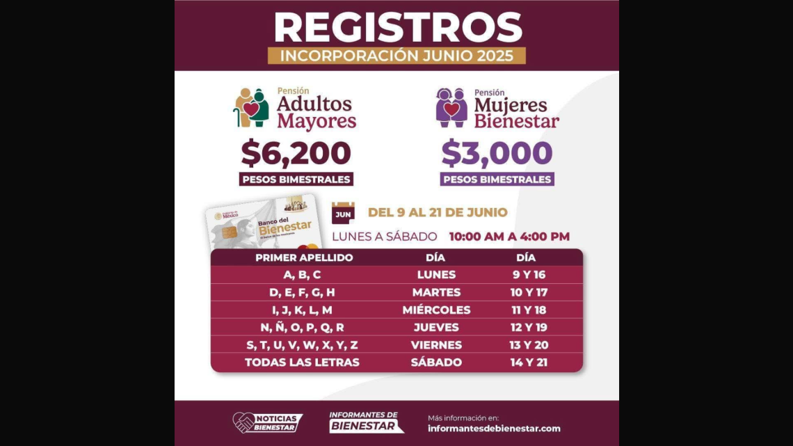 Abiertos los registros para adultos mayores y mujeres de 63 y 64 años