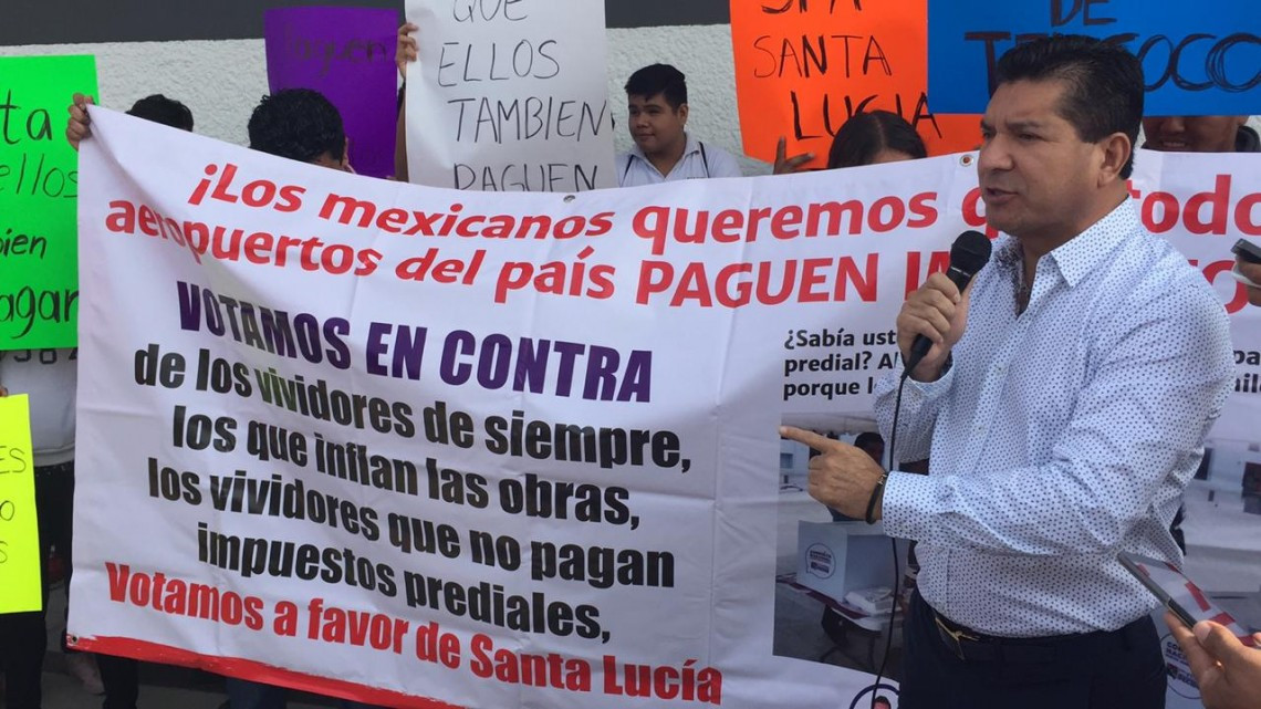 Exigen estudiantes que aeropuerto de Tampico paguen predial 