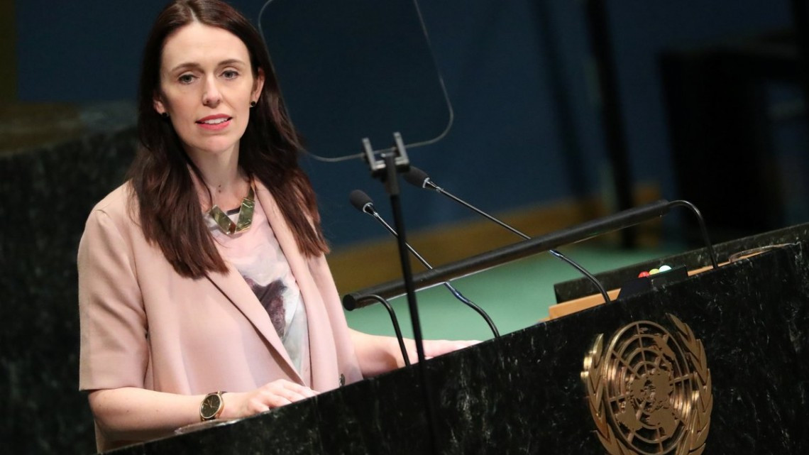 La Primera Ministra de Nueva Zelanda llevó a su bebé a la ONU