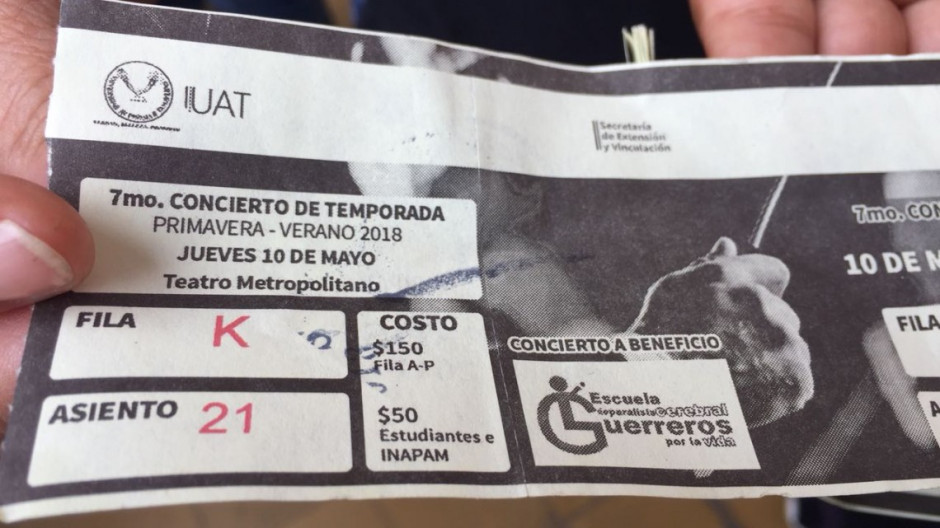 Escuela de niños con discapacidad invitan a concierto a beneficio