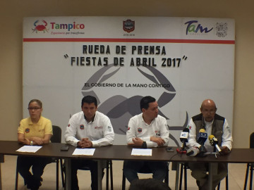 Presentan programa deportivo en el marco de las Fiestas dé Abril Tampico 2017