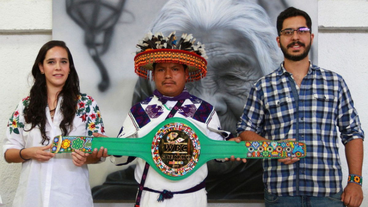 Una obra de arte el cinturón para 'Canelo' o Chávez Jr.