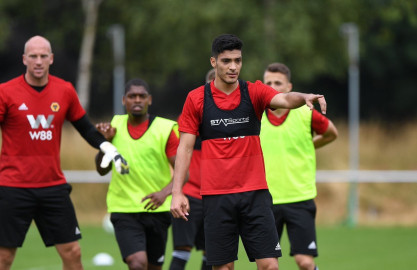 Raúl Jiménez ya entrena con su nuevo equipo Wolverhampton