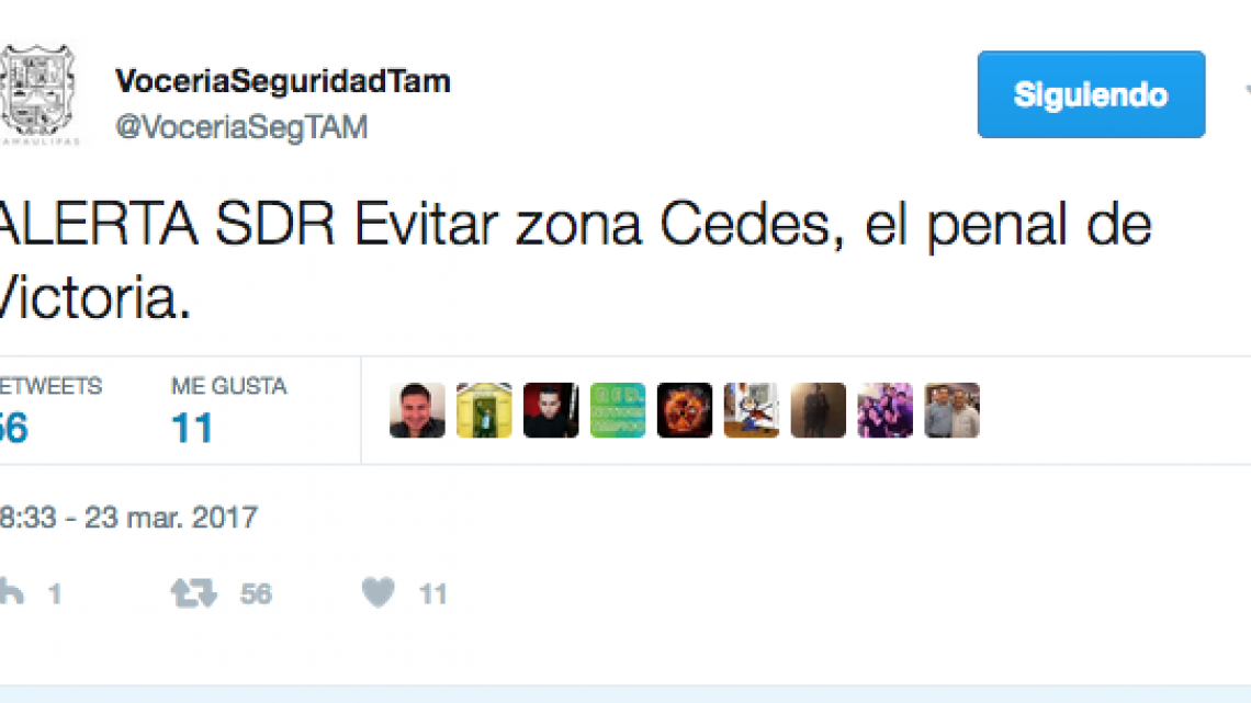 Autoridades controlan motín en Penal de Ciudad Victoria   