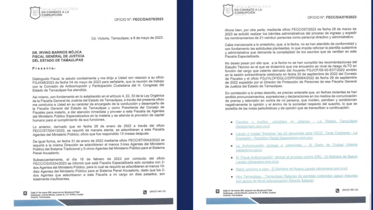 Ante acoso de medios, Fiscal Anticorrupción pide guaruras, armas y camioneta blindada