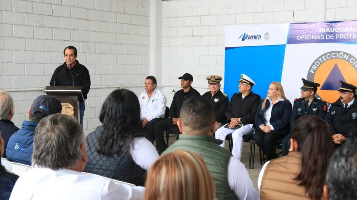Inauguran nuevas oficinas de la Dirección de Protección Civil en Altamira