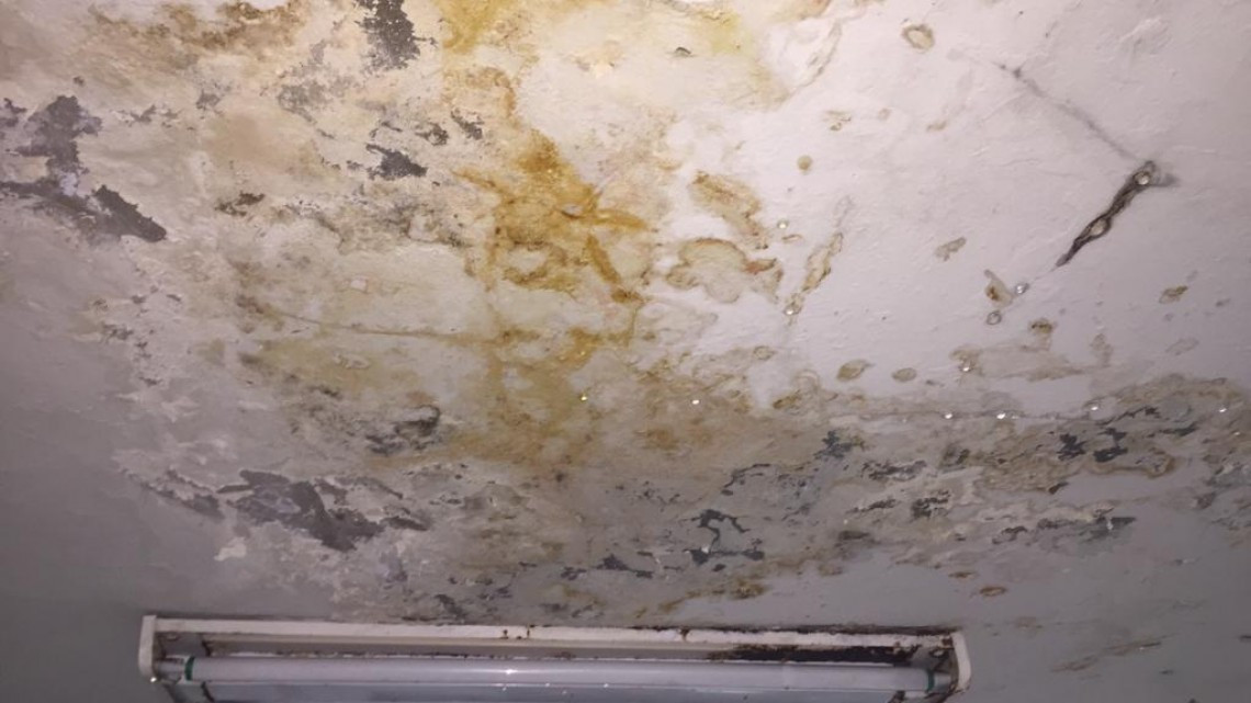 Serias fallas en la infraestructura del centro de salud de Altamira