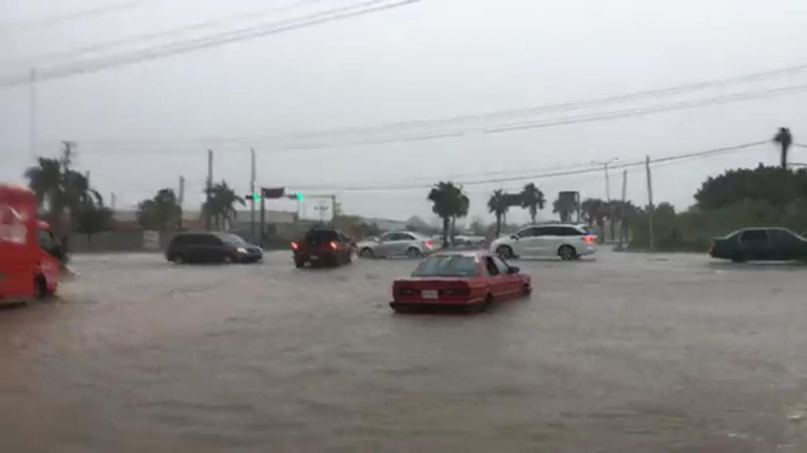 Azota intensa lluvia a Victoria 
