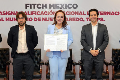 Continúa Carmen Lilia Canturosas consolidando a Nuevo Laredo como referente de finanzas sanas