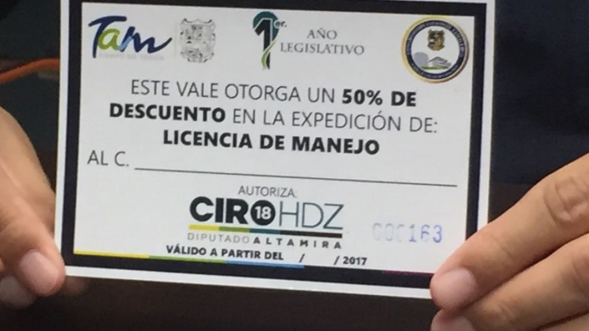 Descuento del 50% en trámite de licencias de manejo