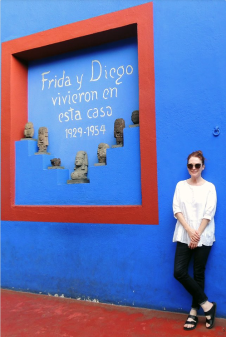 Julianne Moore filma en la CDMX