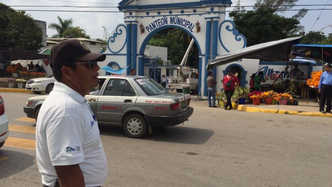 Montan operativo de prevención de accidentes en cementerios