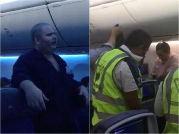 Aeroméxico desvía vuelo por hombre ebrio