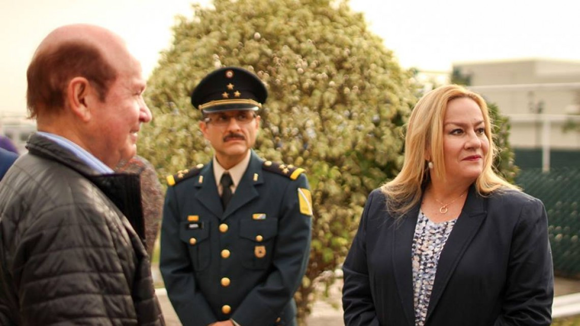 Asiste alcaldesa a aniversario de Fuerza Aérea de la Estación Aérea Militar No. 4 