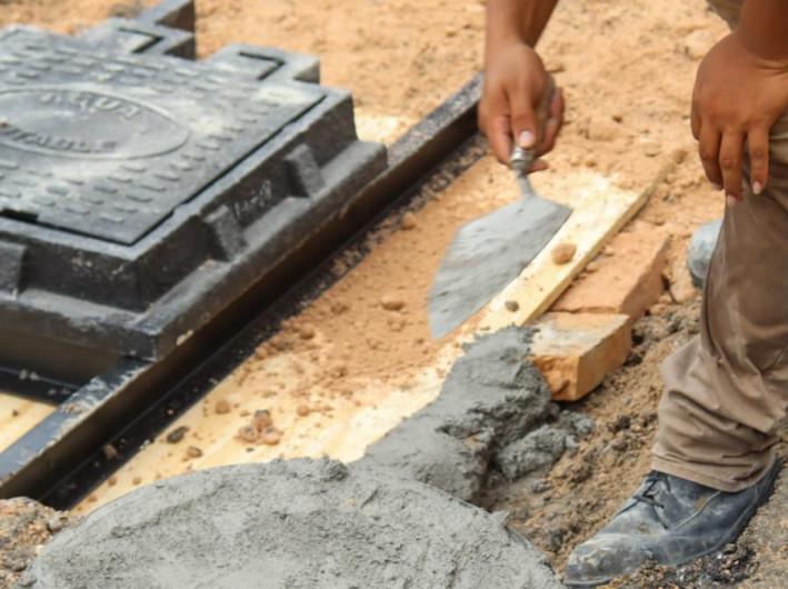 Concluyó COMAPA construcción de caja de válvulas en la colonia Anzaldúas