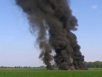 Avión militar se estrella y deja 5 muertos y 4 desparecidos 