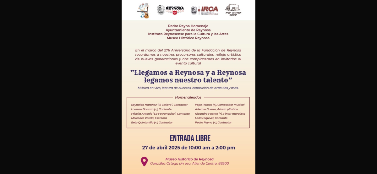 Reconoce Gobierno de Carlos Peña Ortiz talento y legado de precursores culturales