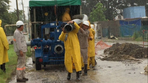 Comapa atento para evitar encharcamientos por Franklin en zonas bajas 