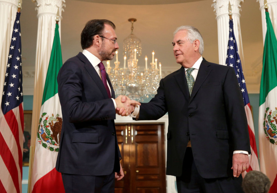Videgaray y Tillerson deciden ayudar a Venezuela