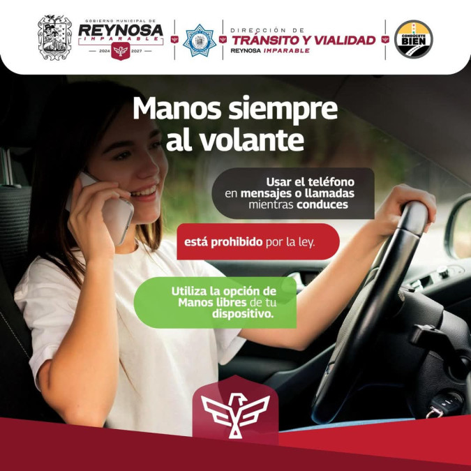 Desea Gobierno de Reynosa fin de año seguro a automovilistas