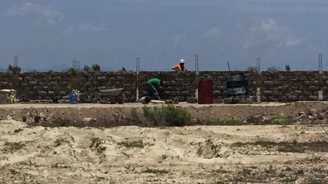 Delimita la API terreno que colinda con el expropiado a “Geño”