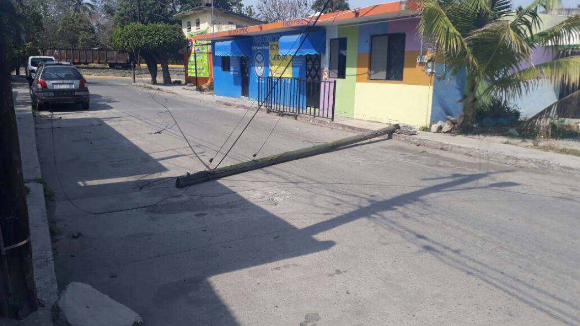 Serios daños e incendios genera fuerte norte en el sur de Tamaulipas