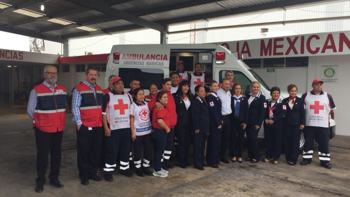 Cruz Roja de Tampico estrena ambulancia