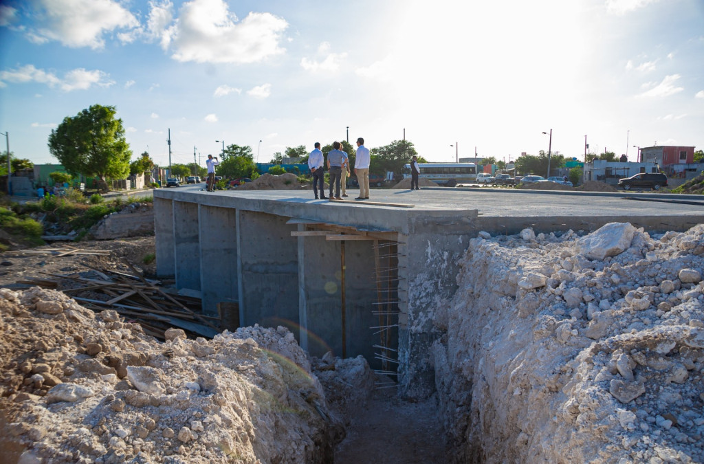 Sustituye Gobierno de Matamoros, viejo puente de fierro,  por uno vehicular; Alcalde supervisa avances
