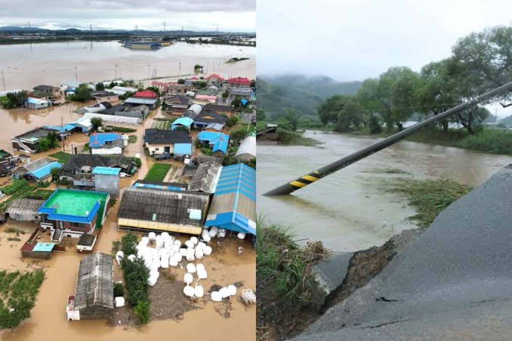 Corea del Sur en emergencia: 17 muertos y más de 13 mil evacuados tras cinco días de lluvias torrenciales