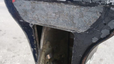 Detienen a sujeto por robar parquímetros; hay 137 equipos dañados