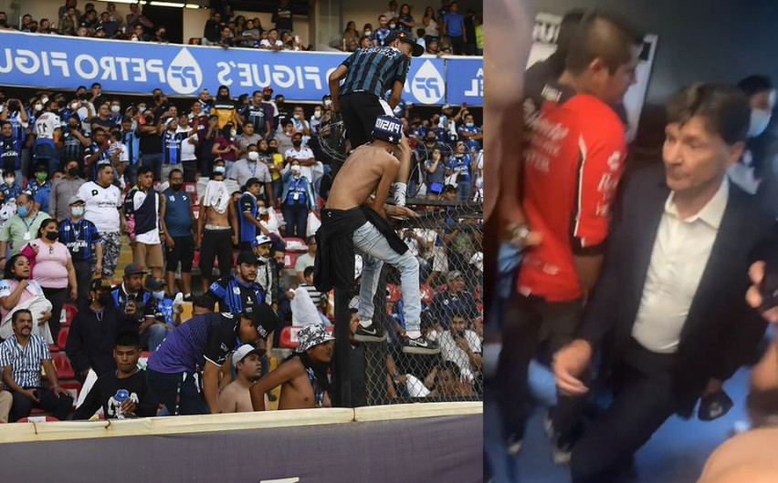 Hernán Cristante refugió a aficionados del Atlas en el vestidor del Querétaro