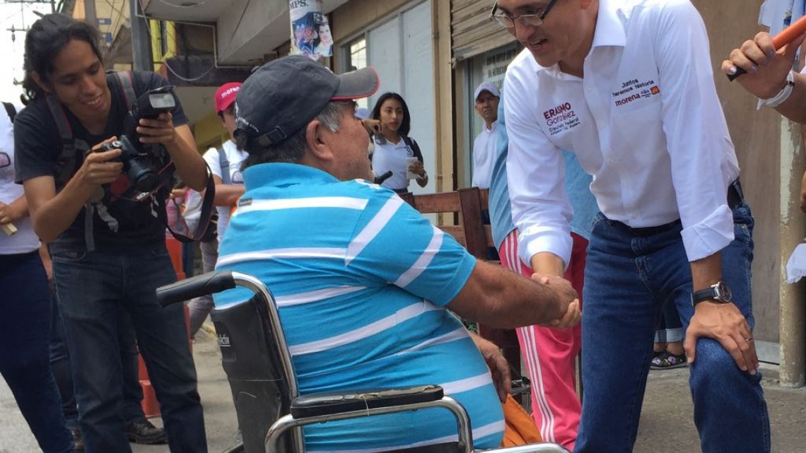 Erasmo González Robledo, favorito en encuestas para ganar la diputación federal en el 07 distrito electoral.