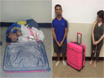 Intenta sacar en una maleta a su novio de la cárcel