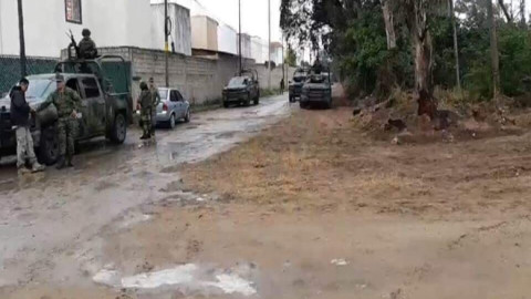 Fuga de gasolina por toma clandestina en Ciudad Madero 