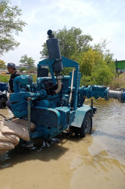 Da continuidad COMAPA a trabajos de desagüe en calicheras y colonias afectadas