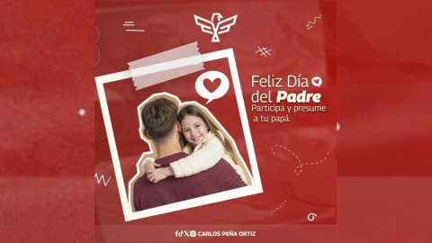 Participa con el Presidente Carlos Peña Ortiz en el festejo del Día del Padre 
