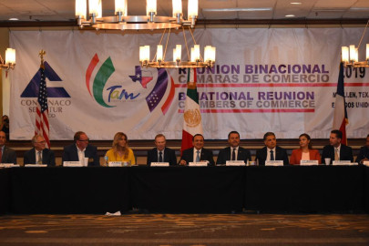 Realizan encuentro binacional entre Cámaras de Comercio de EUA y México 