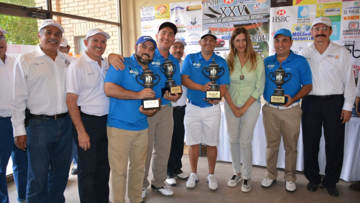 Maki Ortiz inaugura XXV Torneo de Golf de la Amistad Rotaria