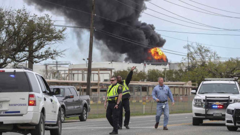 Incendio en planta petroquímica de Texas